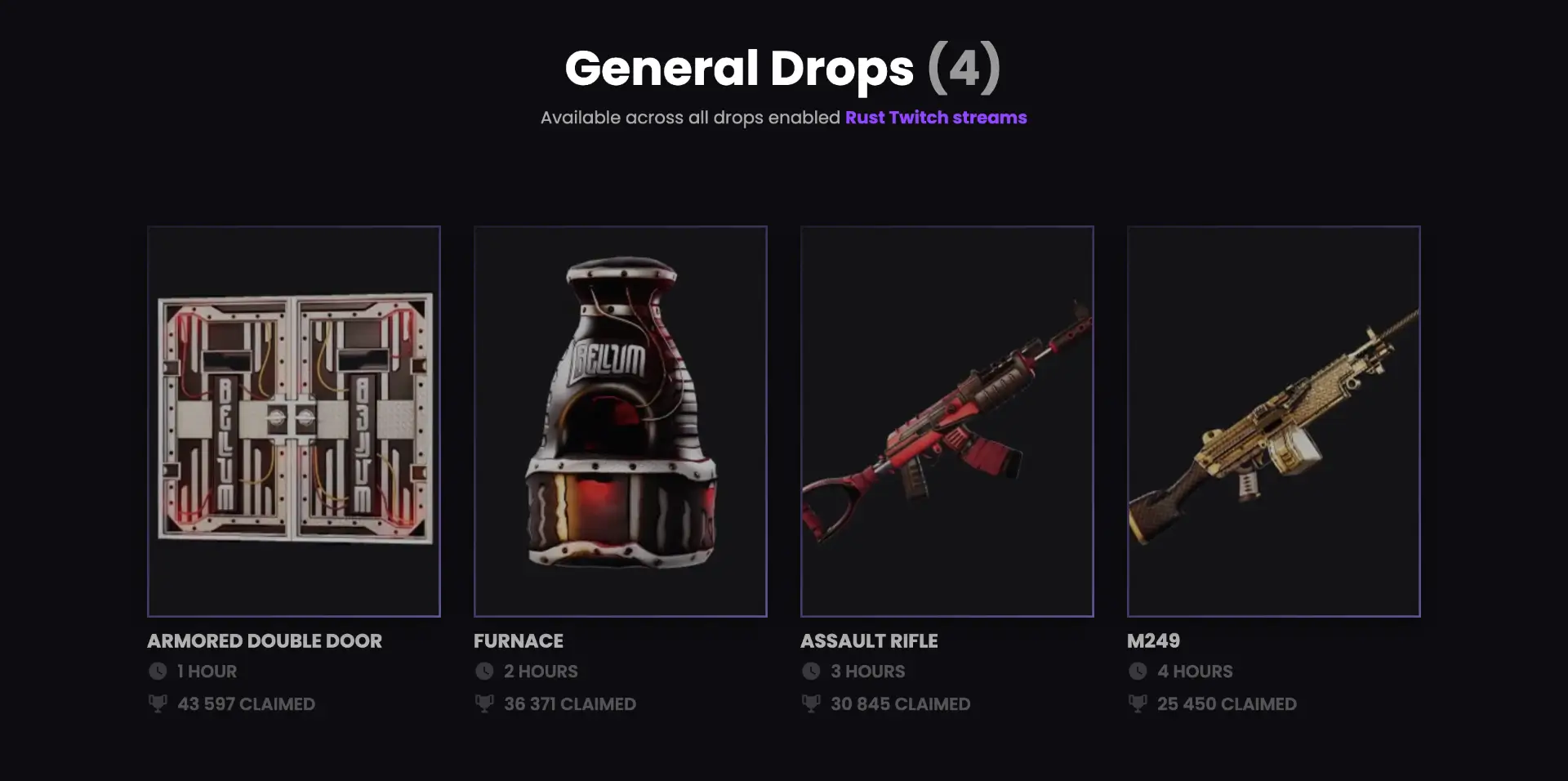 Rust Twitch Drops